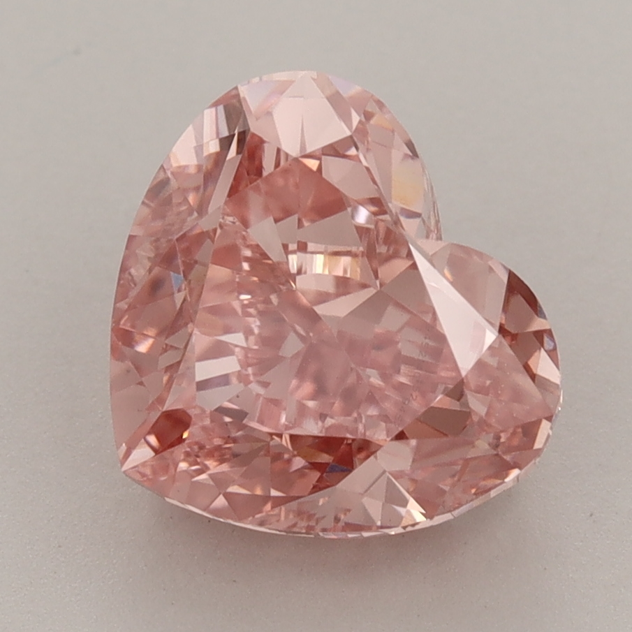 Heart 4.08ct Fancy Vivid Pink VS1