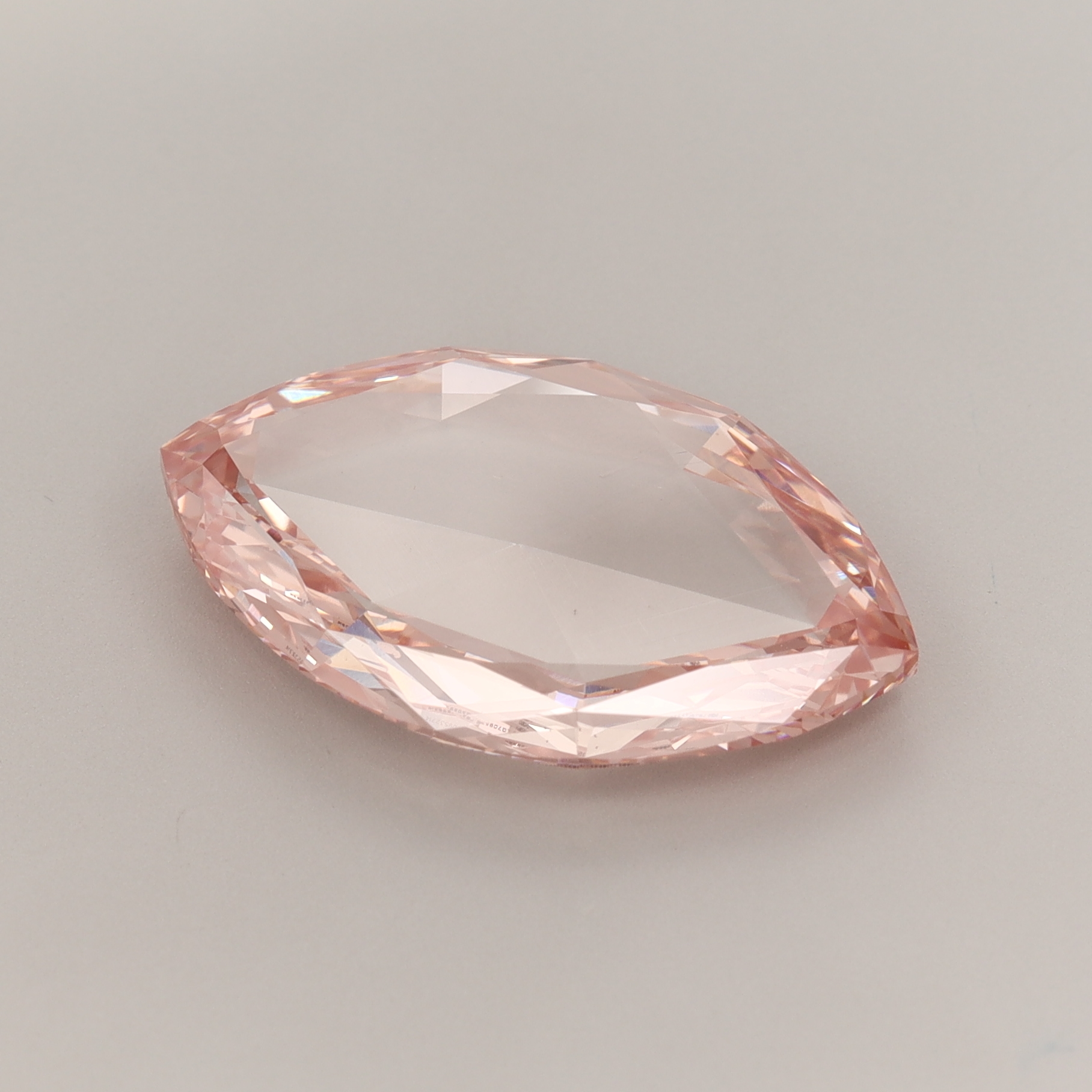 Rose Cut 5.68ct Fancy Intense Pink VS1
