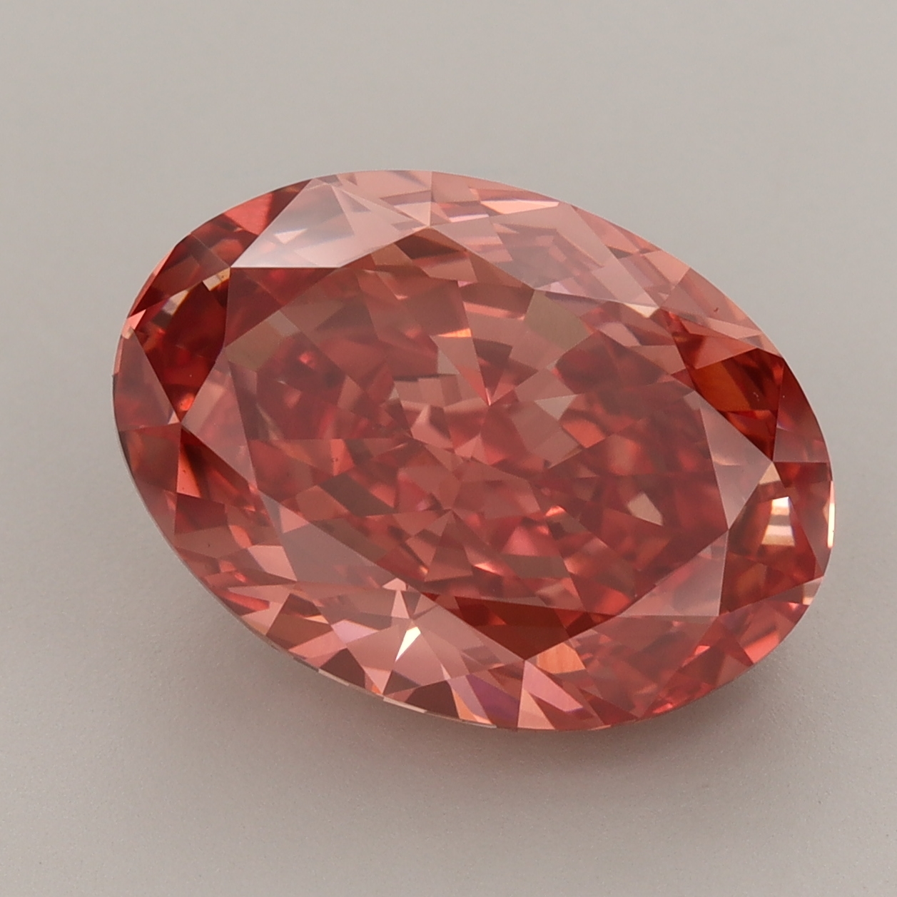Oval 8.20ct Fancy Vivid Pink VS1