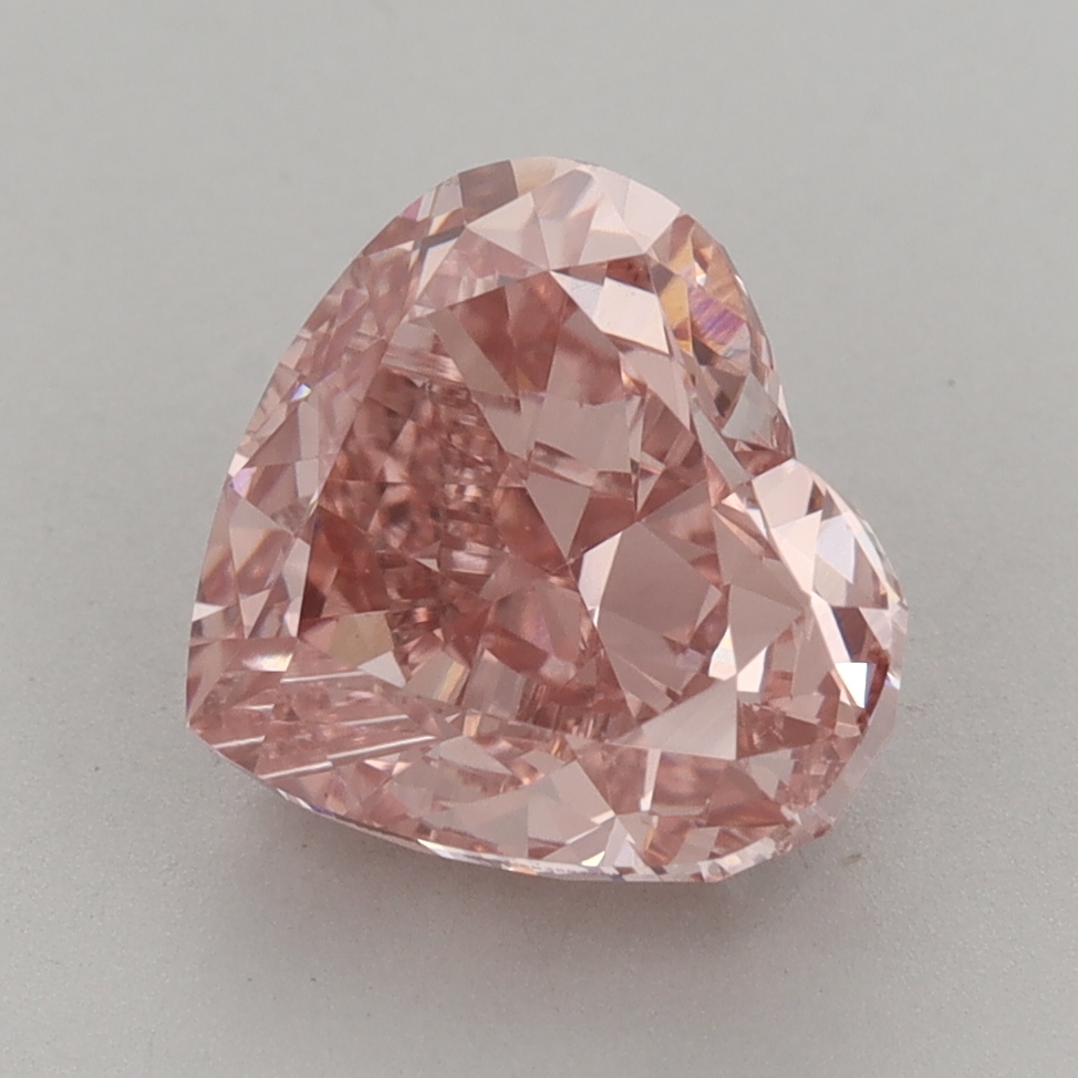 Heart 4.04ct Fancy Vivid Pink VS1