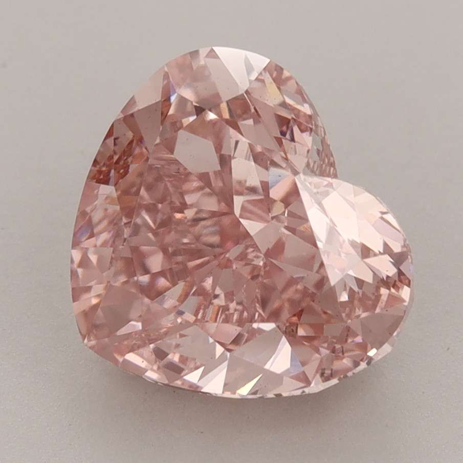 Heart 4.27ct Fancy Vivid Pink VS2