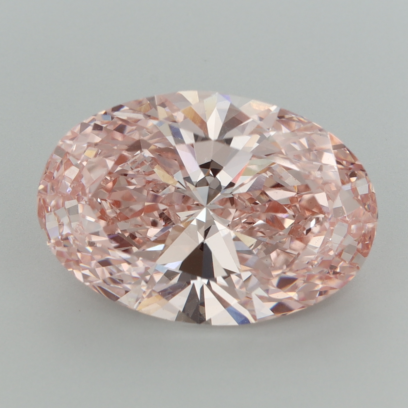Oval 8.00ct Fancy Vivid Pink VS2