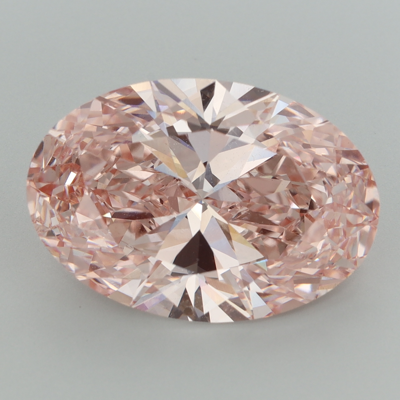 Oval 9.04ct Fancy Vivid Pink VS2