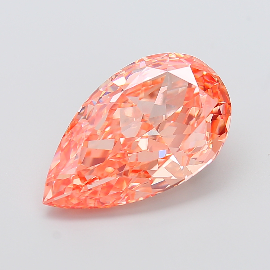 Pear 10ct Fancy Vivid Pink VVS2