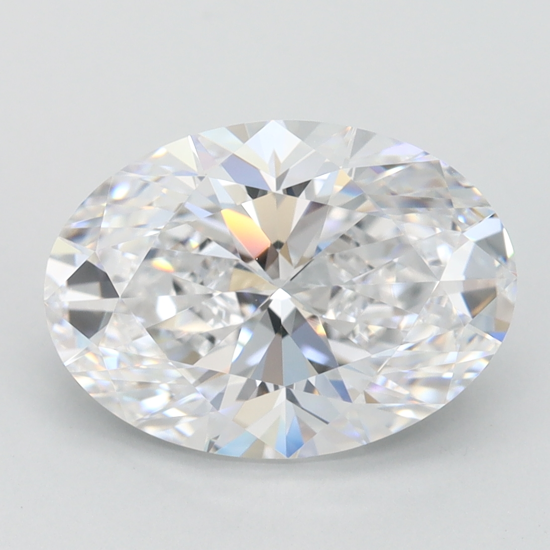 3.01 ct. oval Lab Grown Diamond front image