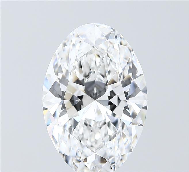 Oval 6.09ct D VVS2
