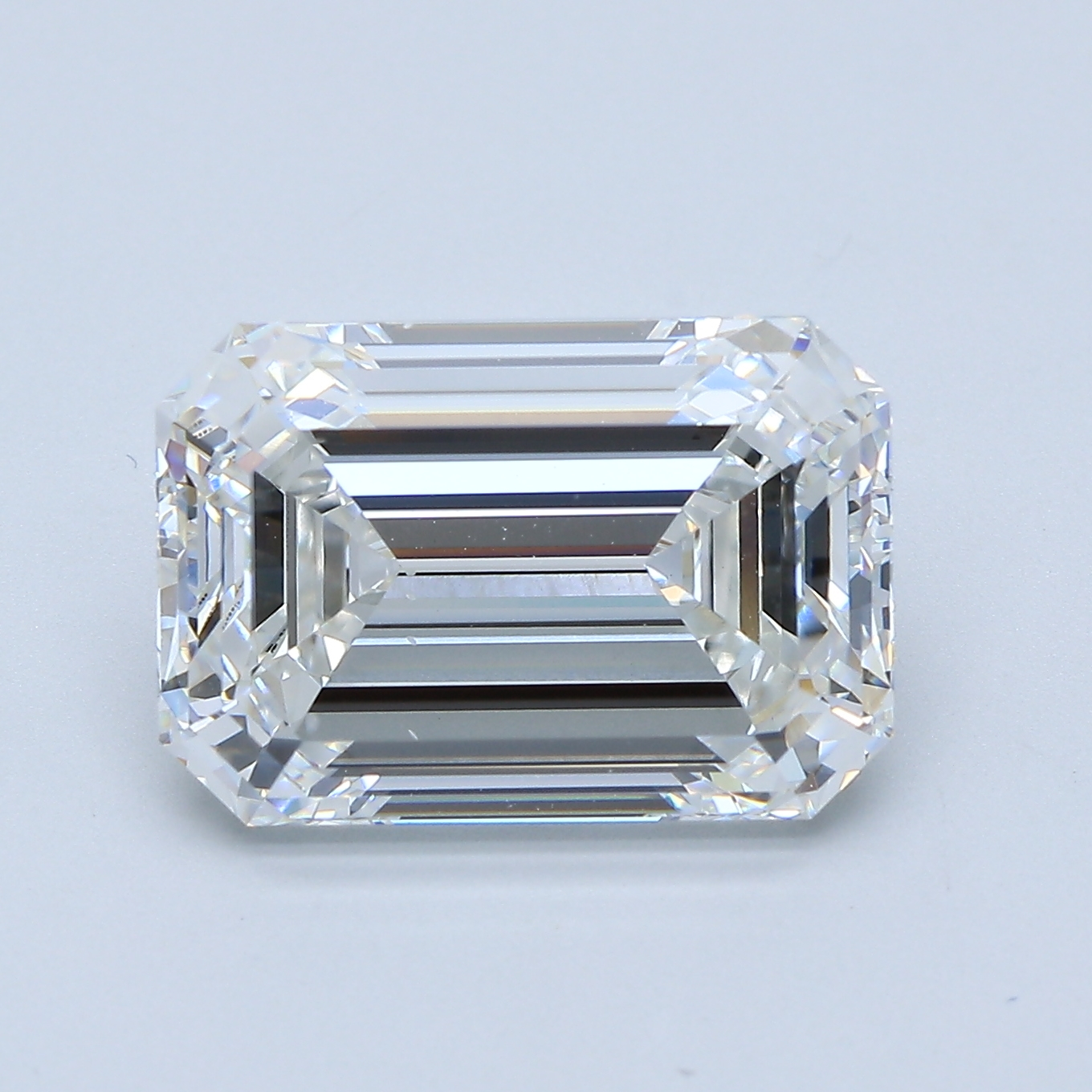 Emerald cut 6.47ct F VS2