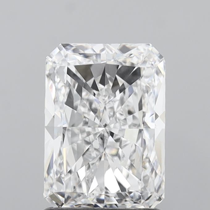 2.02 carat d VVS1 EX Cut IGI radiant diamond