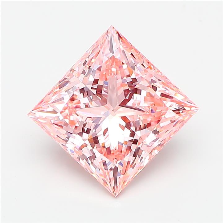 Princess 4.00ct Fancy Intense Pink VVS2
