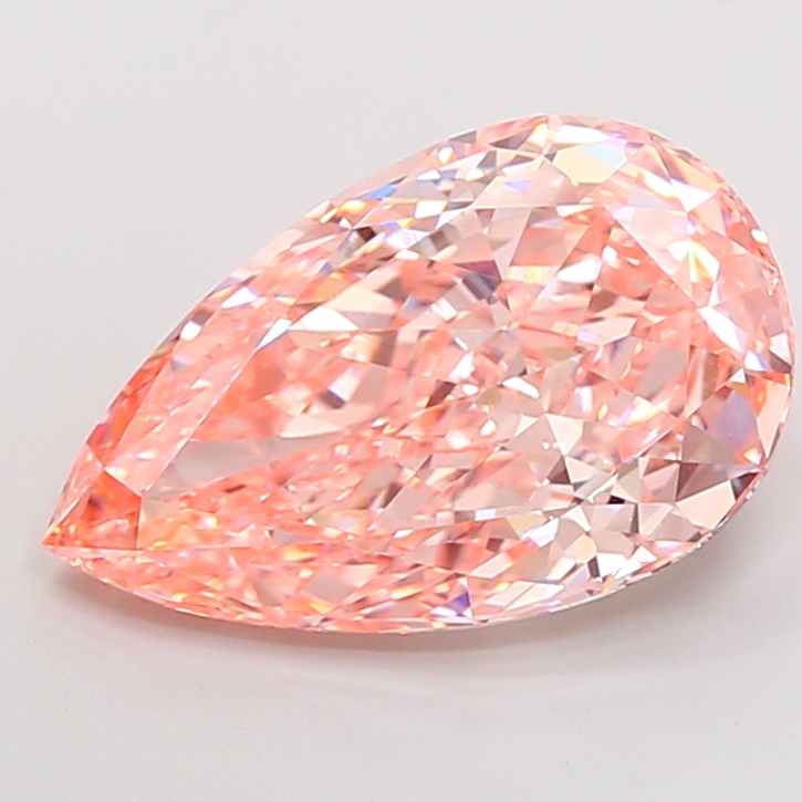 Pear 9.02ct Fancy Vivid Pink VVS2