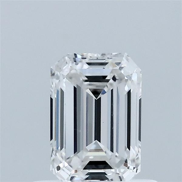 0.78 Carat Emerald Cut E VVS2 Diamond - view 1
