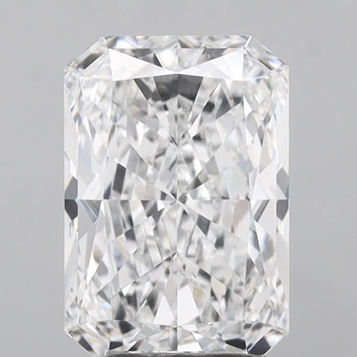 3.09 carat e VVS2 EX Cut IGI radiant diamond