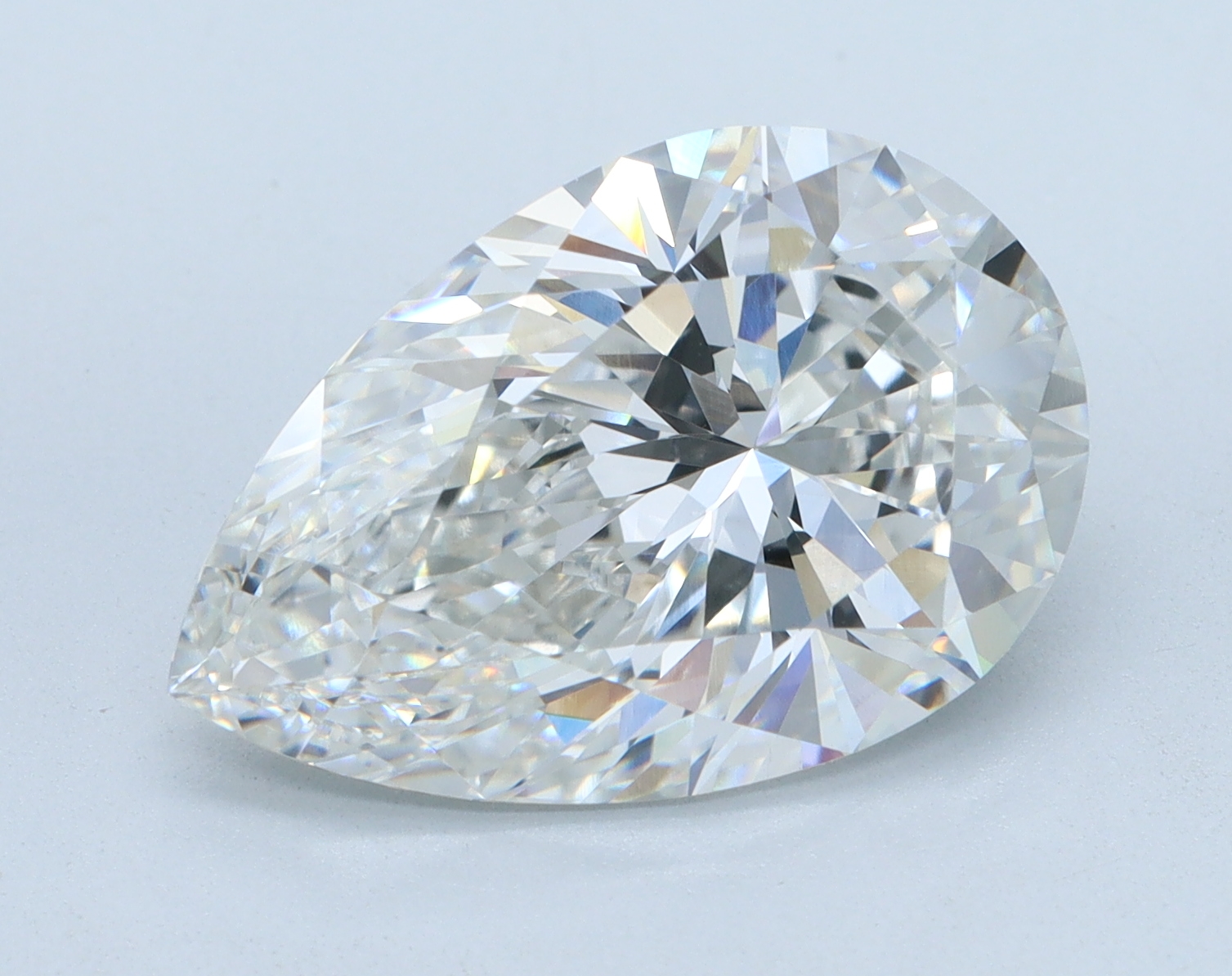 Pear 5.04ct F VVS2