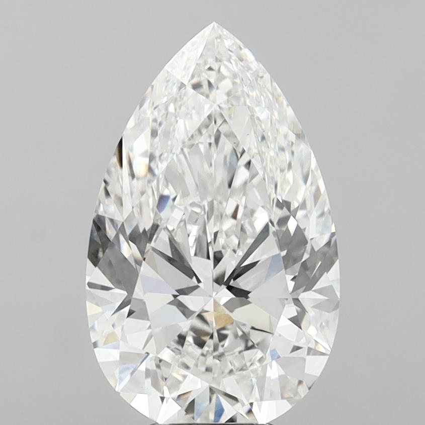 Pear 7.02ct F VS1