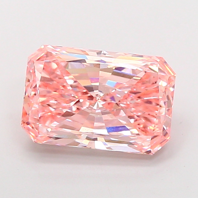 Radiant 4.31ct Fancy Vivid Pink VS1
