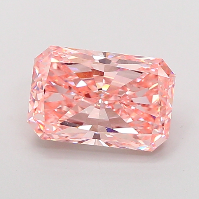Radiant 4.01ct Fancy Vivid Pink VS1