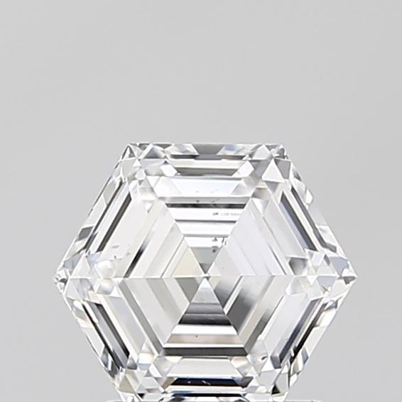 1.57 Carat Hexagonal Cut Lab Diamond