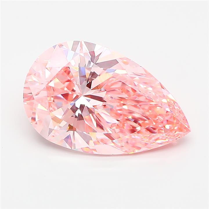 Pear 5.05ct Fancy Vivid Pink VVS2