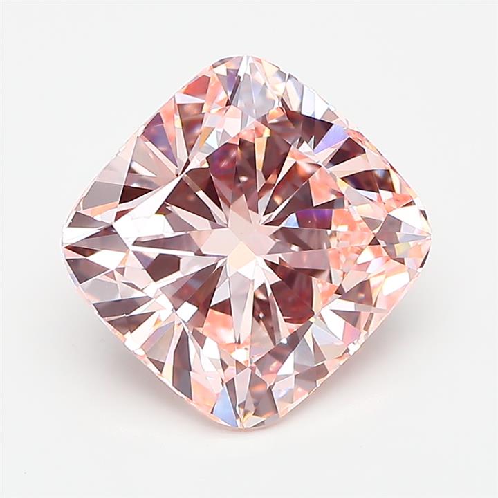 Cushion 5.02ct Fancy Vivid Pink VVS2