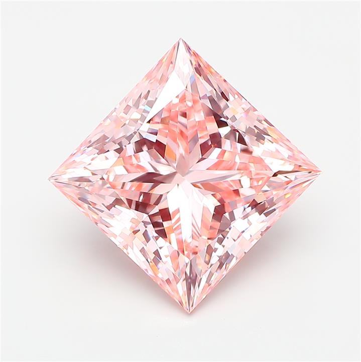 Princess 8.09ct Fancy Intense Pink VVS1