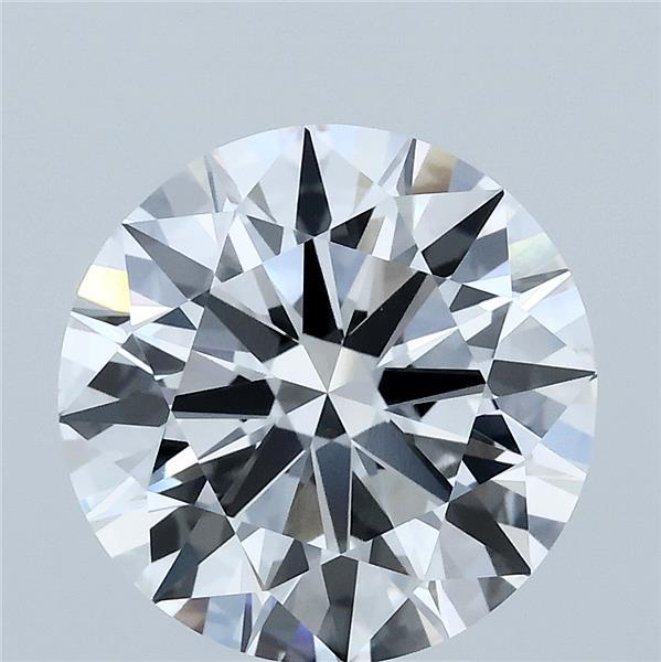 3.78 Carat Round Cut E VVS2 Diamond - view 1