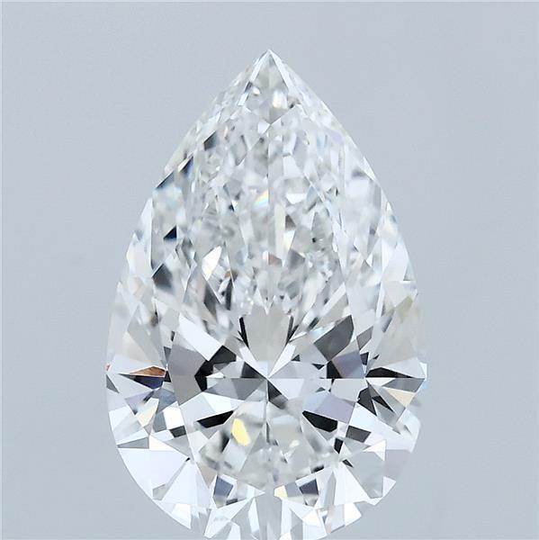 3.02 Carat Pear Cut E VVS1 Diamond - view 1