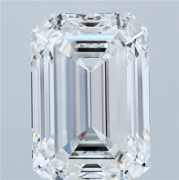 10.01 Carat Emerald Cut F VVS2 Diamond - view 1
