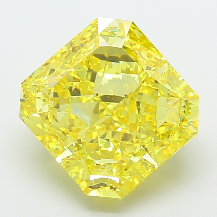 Radiant 10.1ct Fancy Vivid Yellow VS2
