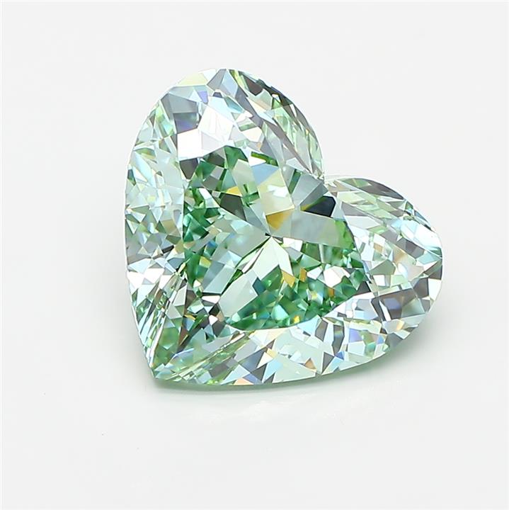 Other 4.36ct Fancy Vivid Green VVS2
