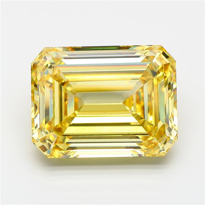14.17ct Emerald Fancy Vivid Yellow VS2 IGI