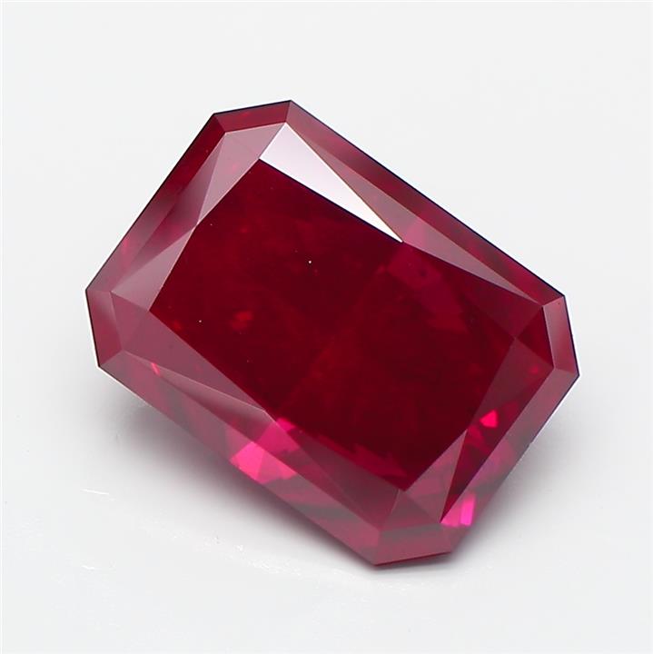 4.35ct Radiant Fancy Deep Pink VS1 IGI