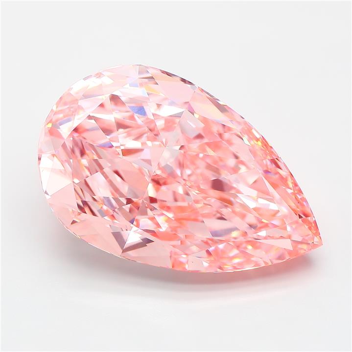 Pear 16.6ct Fancy Vivid Pink VVS2