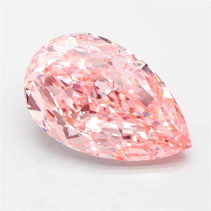 Pear 16.6ct Fancy Vivid Pink VS1