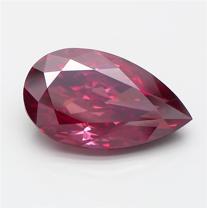 Pear 5.65ct Fancy Deep Pink VS2