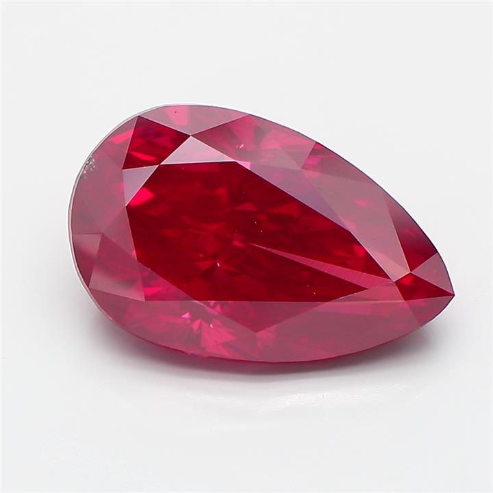Pear 4.54ct Fancy Deep Pink VS2