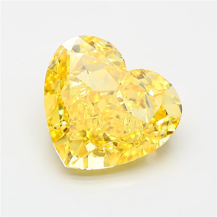 Heart 7.54ct Fancy Vivid Yellow VS2