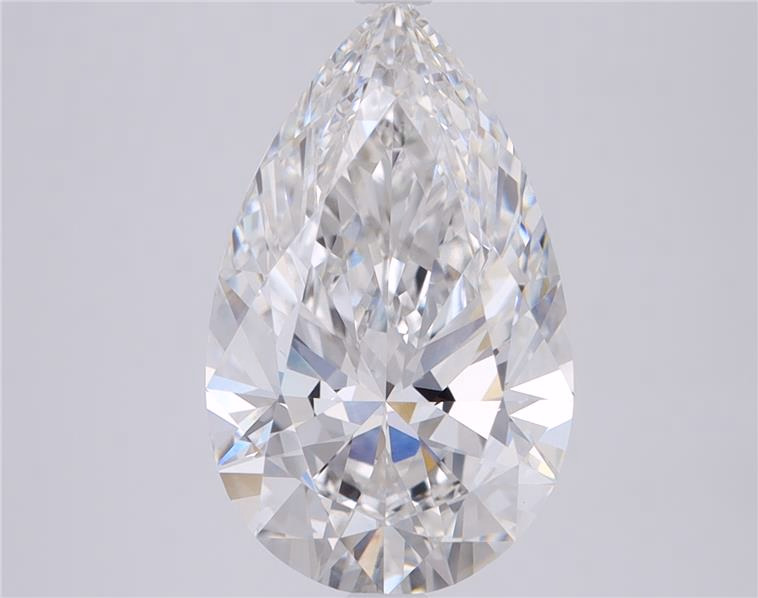 Pear 7.04ct F VVS2