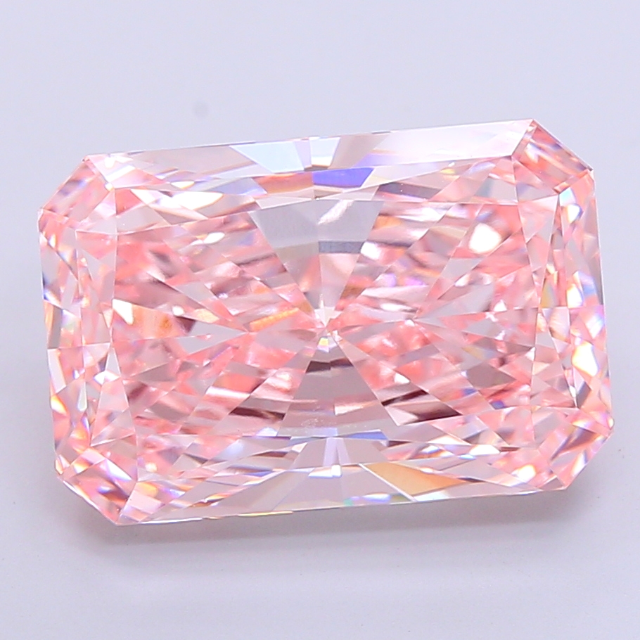Radiant 16.1ct Fancy Vivid Pink VVS2