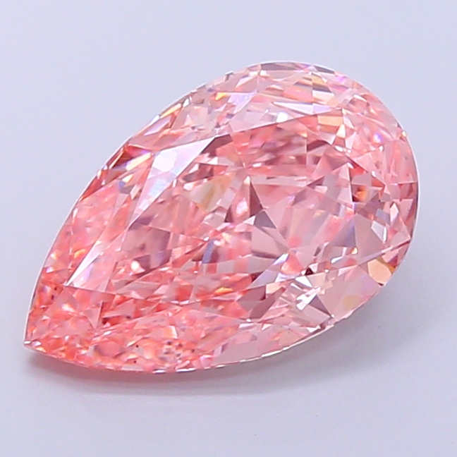 Pear 4.75ct Fancy Vivid Pink VS1