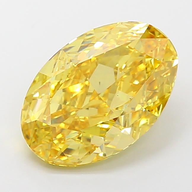 Oval 5.00ct Fancy Vivid Yellow VS2