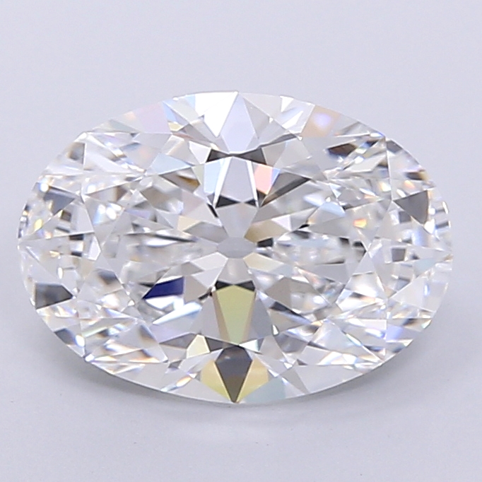 3.93 ct. oval Lab Grown Diamond front image