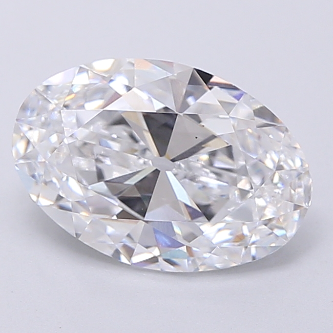 2.11 ct. oval Lab Grown Diamond front image