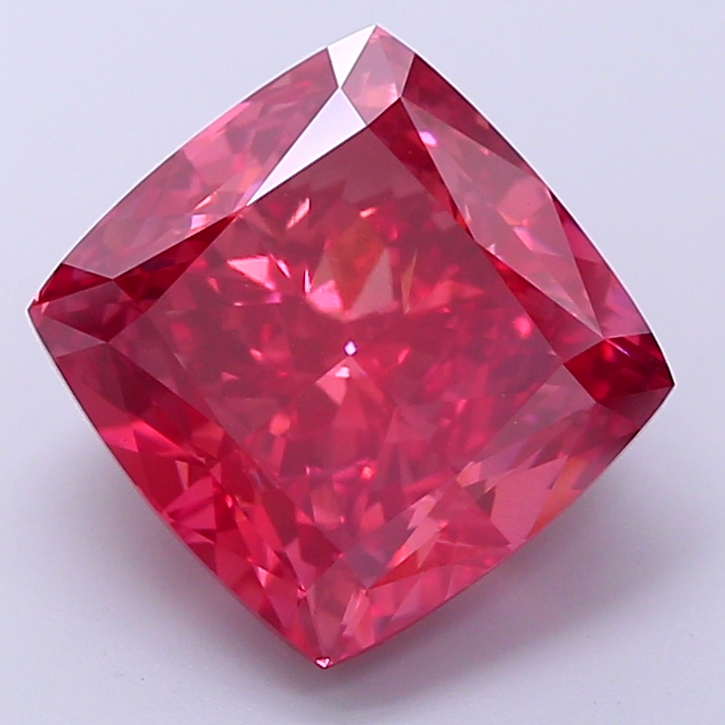 Cushion Modified 7.33ct Fancy Deep Pink VVS2