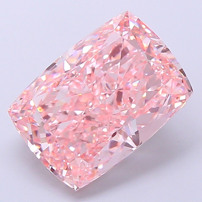 Cushion Modified 5.53ct Fancy Vivid Pink VVS2