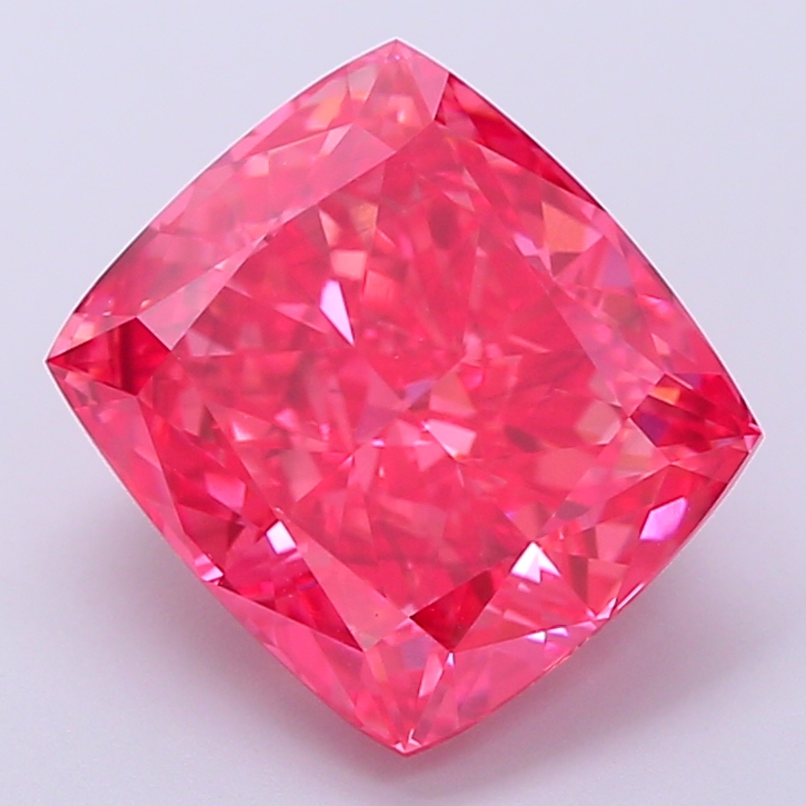 Cushion Modified 4.60ct Fancy Vivid Pink SI1