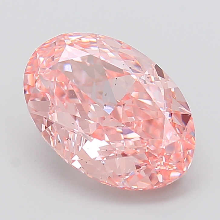 Oval 6.05ct Fancy Vivid Pink VS2