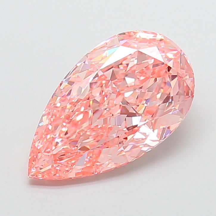 Pear 9.03ct Fancy Vivid Pink VVS2
