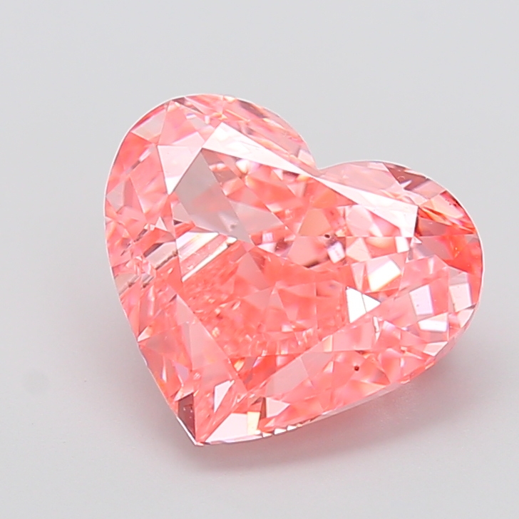Heart 5.01ct Fancy Vivid Pink VVS2