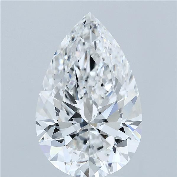 4.09 Carat Pear Cut E VVS1 Diamond - view 1