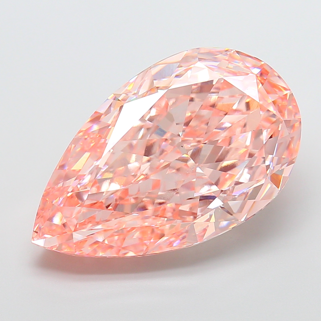 Pear 17.5ct Fancy Vivid Pink VS1